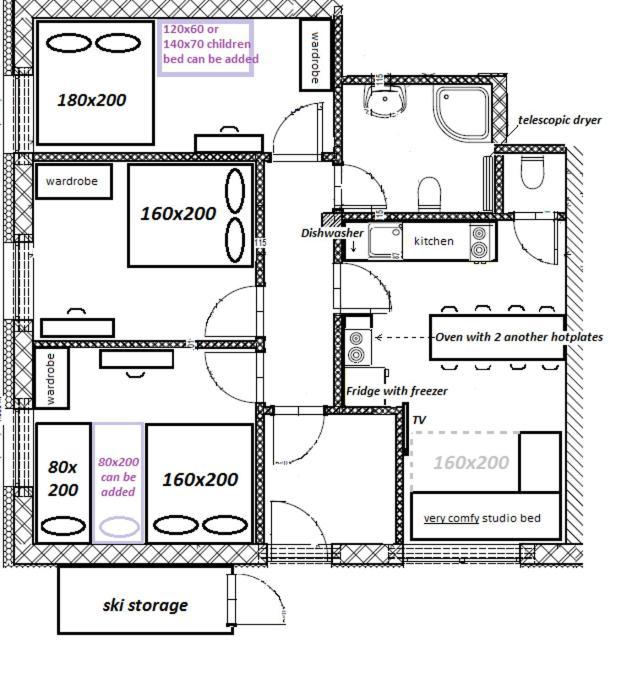 Apartmány Ski Lift Rokytnice nad Jizerou Szoba fotó