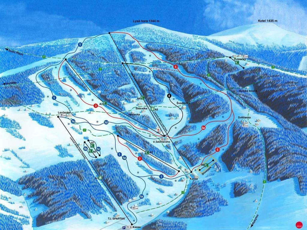 Apartmány Ski Lift Rokytnice nad Jizerou Kültér fotó
